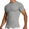 T-Shirt Coton Côtelé Gris Chiné Modus Vivendi