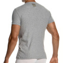 T-Shirt Coton Côtelé Gris Chiné Modus Vivendi