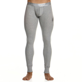 Legging Coton Côtelé Gris Chiné Modus Vivendi