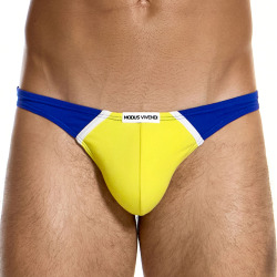 Modus Vivendi Varsity Low Cut Briefs - Blue - Yellow