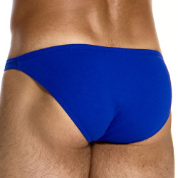 Slip Low Cut Varsity Bleu - Jaune Modus Vivendi