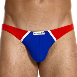 Slip Low Cut Varsity Rouge - Bleu Modus Vivendi