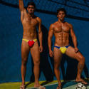 Slip Low Cut Varsity Jaune - Rouge Modus Vivendi