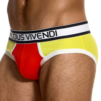 Slip Classic Varsity Jaune - Rouge Modus Vivendi