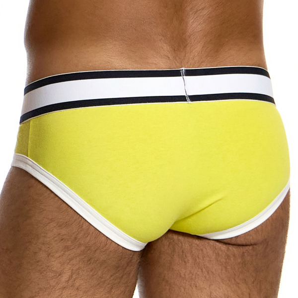 Modus Vivendi Varsity Classic Briefs - Yellow - Red
