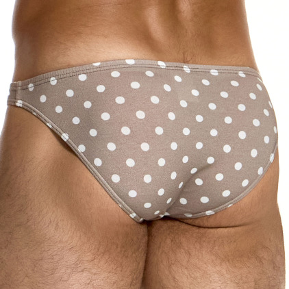 Modus Vivendi Polka Dot Low Cut Briefs - Beige