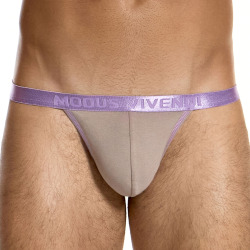 Modus Vivendi Lavender Tanga Briefs - Beige