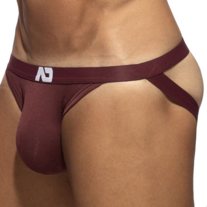 Jock Strap Bamboo Skin Layer Grenat Addicted