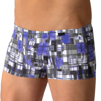 Olaf Benz RED 2609 Mini Pants Trunks - Check Blue