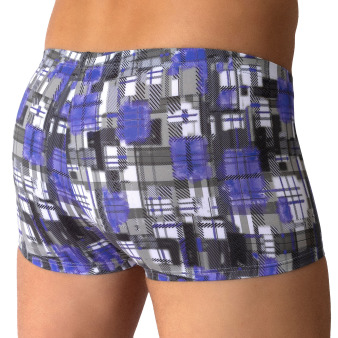 Boxer Minipants RED 2609 Carreaux Bleus Olaf Benz