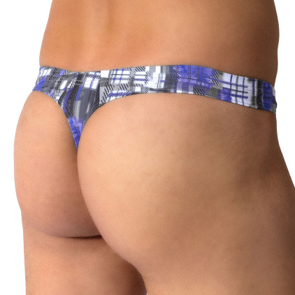 Olaf Benz RED 2609 Mini Thong - Check Blue