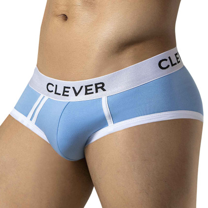 Slip Aquiles Piping Bleu Clair Clever