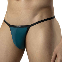 Slip Tanga Boreas Bleu Pétrole Clever