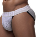 Slip Tanga Net Gris Pump!