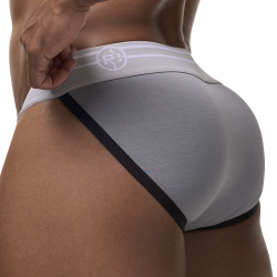 Slip Tanga Net Gris Pump!