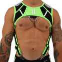 Breedwell Heatwave Body Harness - Neon Green - Black