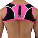 Harnais Body Heatwave Rose Fluo - Noir Breedwell