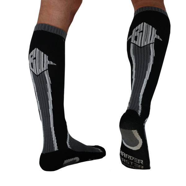 Chaussettes Hautes Heatwave - Gris - Noir Breedwell