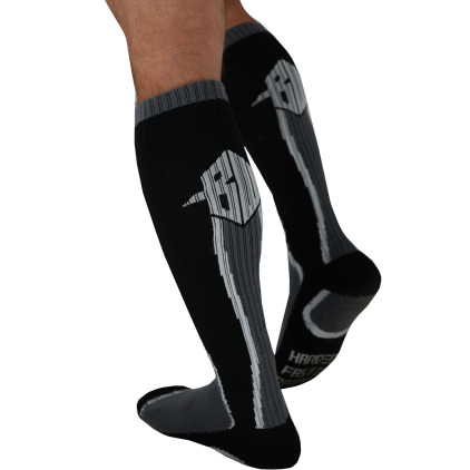 Breedwell Heatwave Knee Socks - Grey - Black