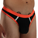 Breedwell Heatwave Thong - Black - Neon Orange