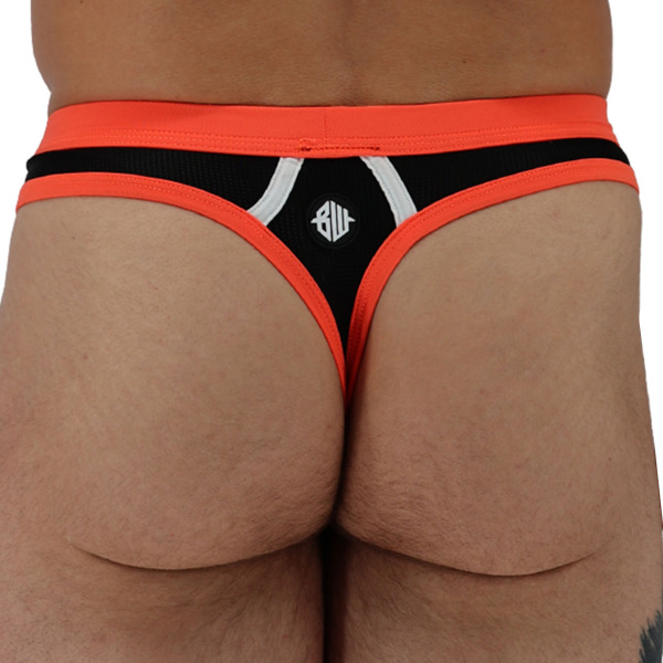 String Heatwave Noir - Orange Fluo Breedwell