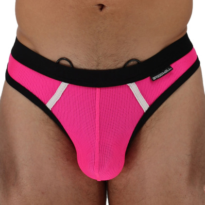 Breedwell Heatwave Thong - Neon Pink