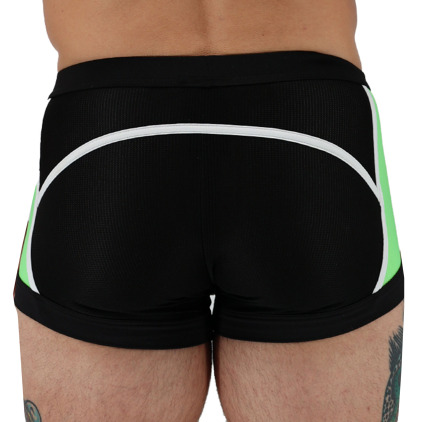 Boxer Heatwave Noir - Vert Fluo Breedwell