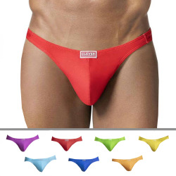 Clever 7-Pack Latin Thongs - Multicolored