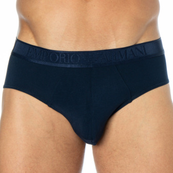 Emporio Armani Soft Modal Briefs - Navy