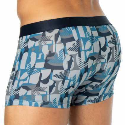 Boxer All Over Microfiber Bleu Emporio Armani