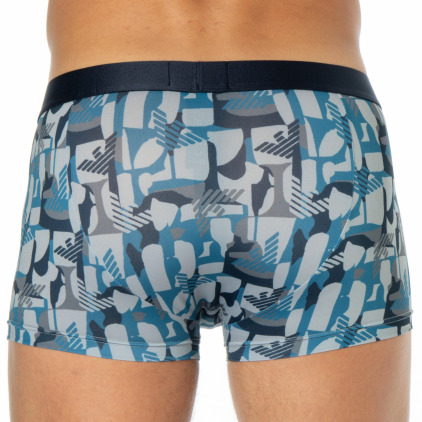 Boxer All Over Microfiber Bleu Emporio Armani