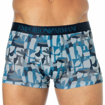 Boxer All Over Microfiber Bleu Emporio Armani