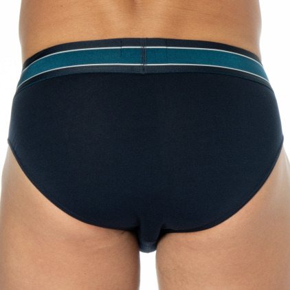 Emporio Armani Mega Elastic Briefs - Navy