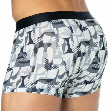 Boxer All Over Microfiber Noir Emporio Armani