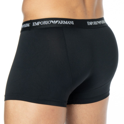 Emporio Armani Essential Microfiber Boxer Briefs - Black