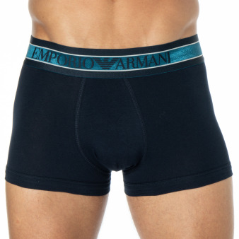 Boxer Mega Elastic Bleu Marine Emporio Armani
