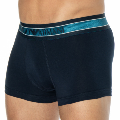 Boxer Mega Elastic Bleu Marine Emporio Armani