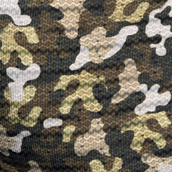 ES Collection Muddy Camo Thong - Khaki