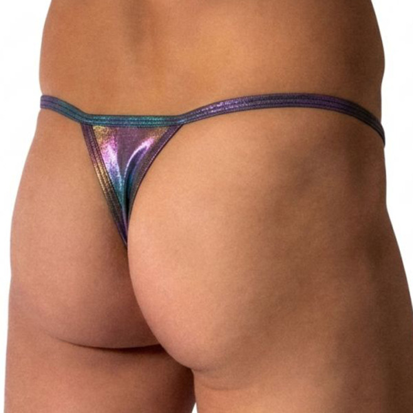 Manstore M2618 Stripper Thong - Iridescent