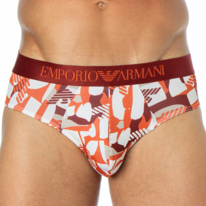 Slip All Over Microfiber Rouge Brique Emporio Armani