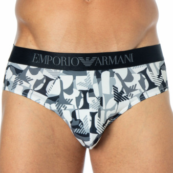 Slip All Over Microfiber Noir Emporio Armani