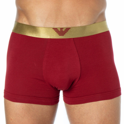 Emporio Armani Shiny Logoband Boxer Briefs - Rhubarb