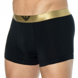 Boxer Shiny Logoband Noir Emporio Armani