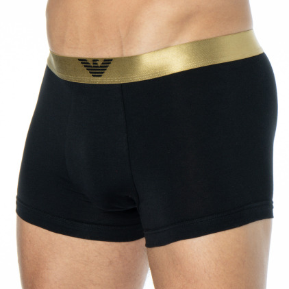 Boxer Shiny Logoband Noir Emporio Armani