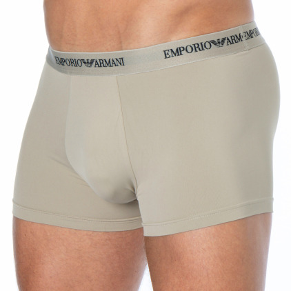 Emporio Armani Essential Microfiber Boxer Briefs - Clay