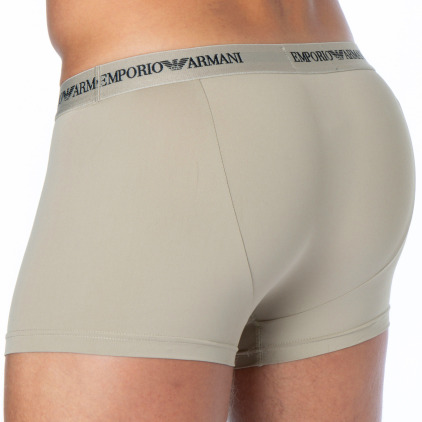 Emporio Armani Essential Microfiber Boxer Briefs - Clay