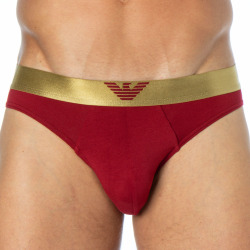 Slip Shiny Logoband Rhubarbe Emporio Armani