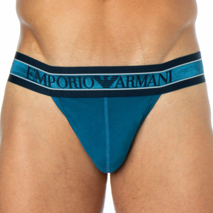 Jock Strap Mega Elastic Bleu Octane Emporio Armani