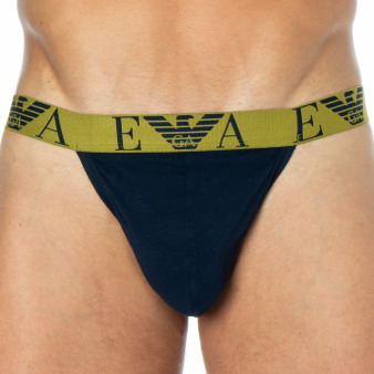 Emporio Armani Bold Monogram Jock - Navy