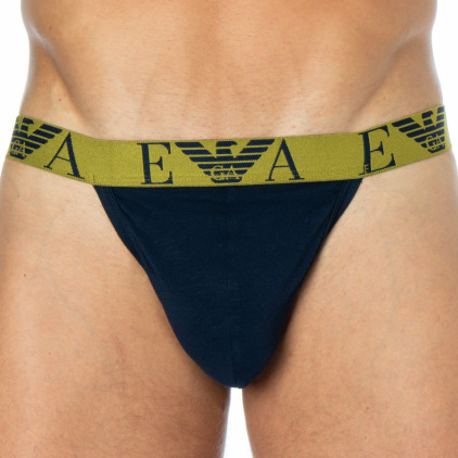 Emporio Armani Bold Monogram Jock - Navy